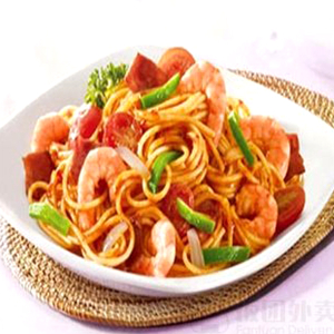 Seafood Fried Shanghai Noodle 海鲜炒上海面