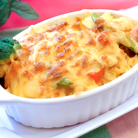 Baked Curry Chicken on Rice 焗咖喱鸡皇