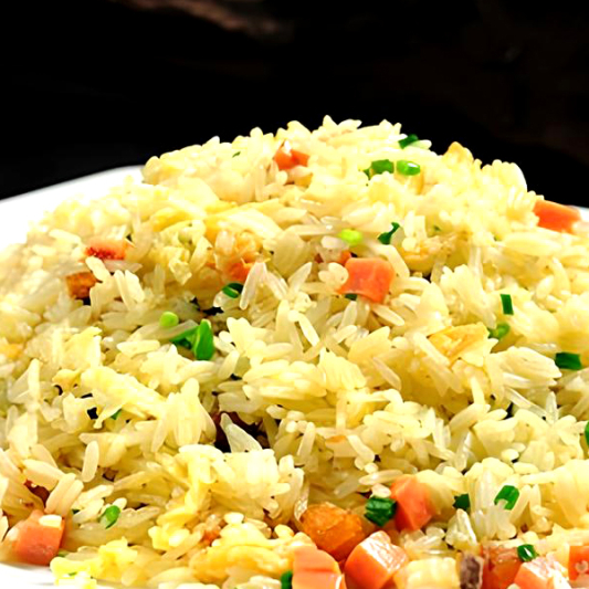 Fried Rice with Salted Fish & Corn 咸鱼粟米粒炒饭