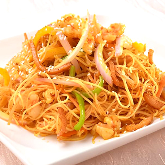 Stir Fried Vermicelli in Singapore Style 星洲炒米