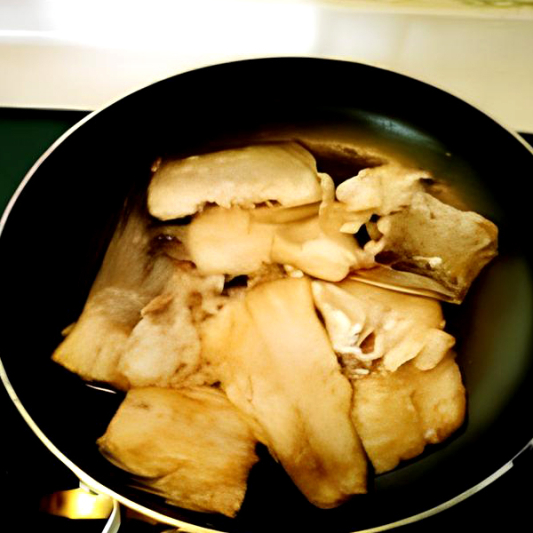 Assorted Mushrooms and Fried Fish Fillet 三菇干烧鱼块
