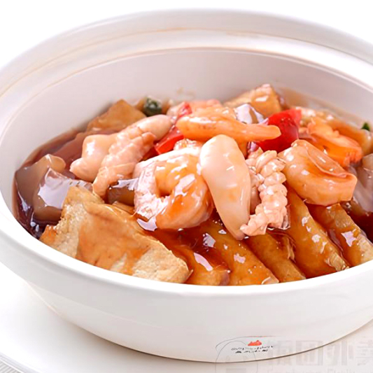 Seafood with Bean Curd & Assorted Meat 八珍豆腐