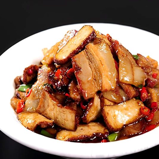Braised Sliced Pork with Chili Sauce 四川回锅肉