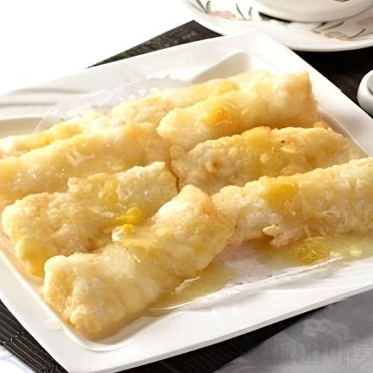 Fish Fillet with Corn Sauce 粟米鱼块