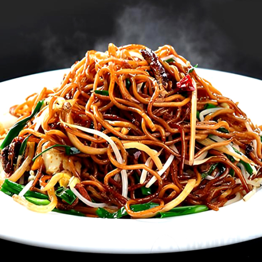 Fried Noodle with Shredded Pork 肉丝炒面