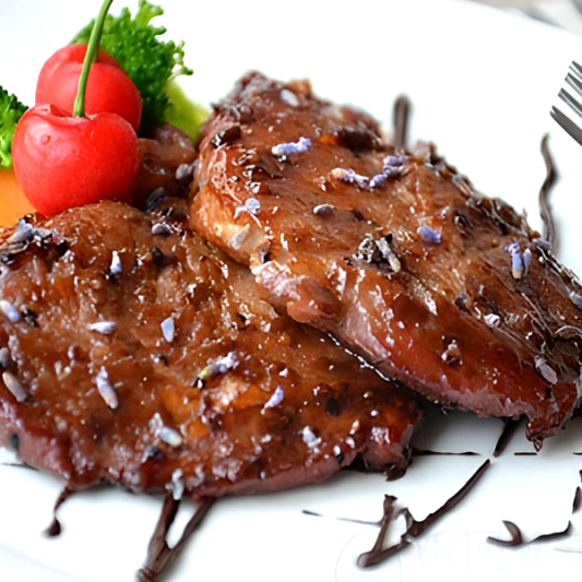 Baked Pork Chop with Black Pepper on Rice 焗黑椒汁猪扒