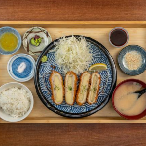 Pork Cheese Katsu Set