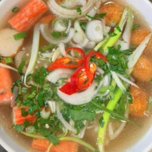 105. Seafood Rice Noodle Soup (Phở Đồ Biển)