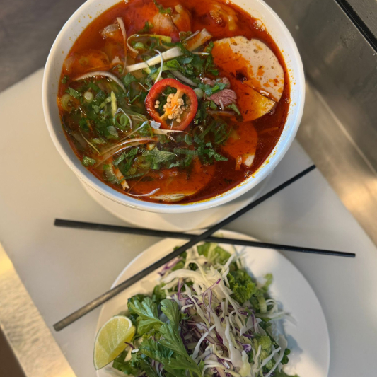 110. Hue-Style Beef Vermicelli Soup (B&uacute;n B&ograve; Huế)