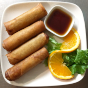 A3. Chicken Spring Rolls (4 pcs)