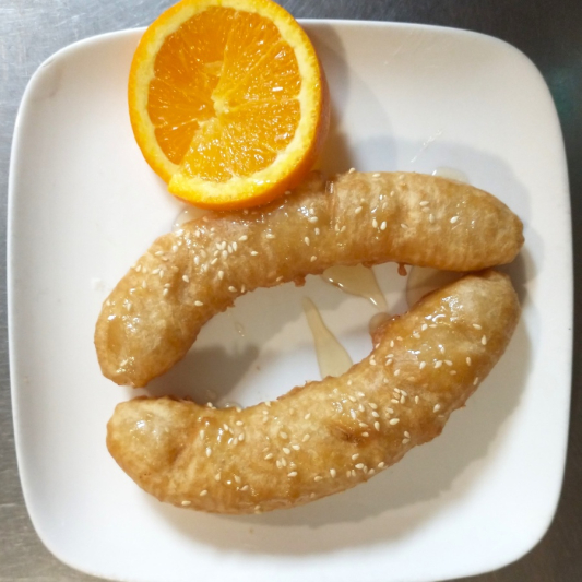 D1. Deep-Fried Banana (2 pcs)