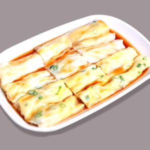 2. Egg Rice Noodle Roll 鸡蛋肠粉