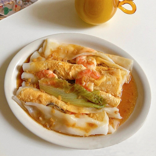 8. Fresh Shrimp Rice Noodle Roll 鲜虾肠粉