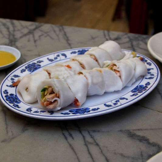 12. BBQ Pork Rice Noodle Roll 叉烧肠粉