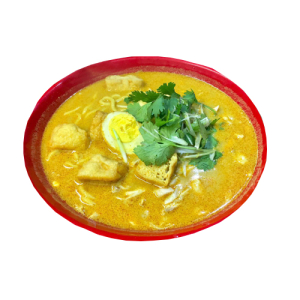 1302. Penang Laksa Noodle Soup Combo 槟城叻沙面(咖喱汤底)