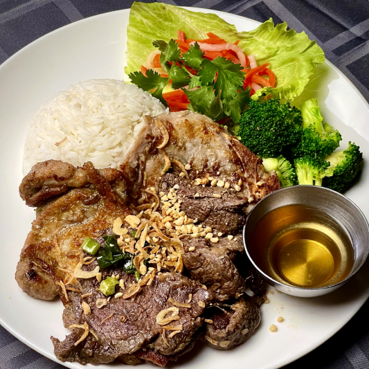 1202. Vietnamese Rice (Three Ingredients 三款) 饭