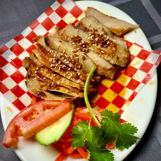 2110. Grilled Pork Neck 炭烧猪颈肉