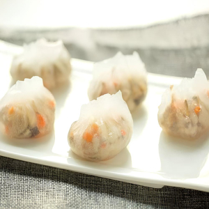 D04. Chiu Chow Style Pork & Veggie Dumplings (3 pcs)