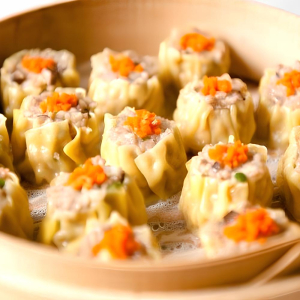 D02. Pork & Shrimp Dumplings (Shiu Mai) (4 pcs)