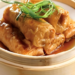 D09. Steamed Veggie Bean Curd Roll