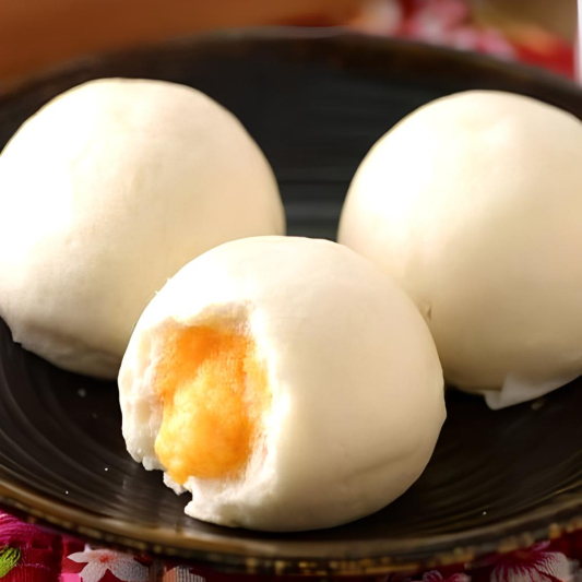 Z01. Steamed Lava Custard Buns (3 pcs)