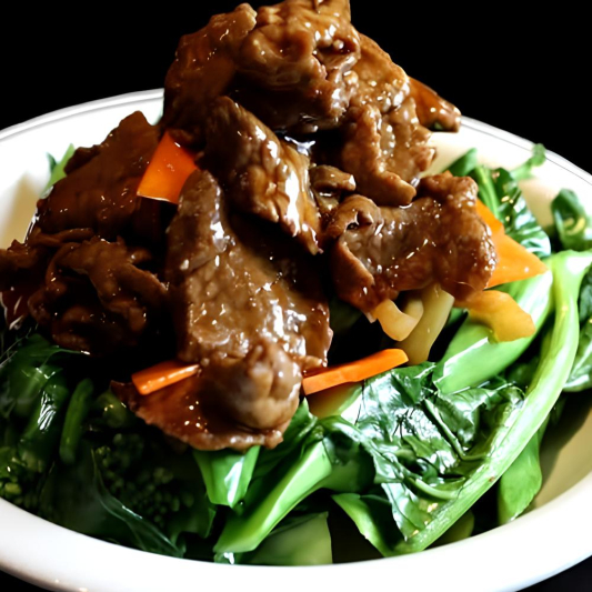 CS28. Beef Stir-Fried Gai Lan