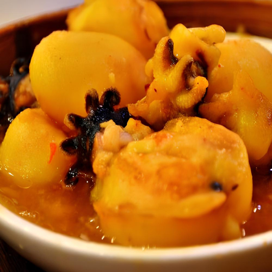 D12. Steamed Curry Squid