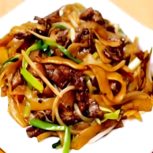 FR05. Dry Fried Beef Rice Noodles