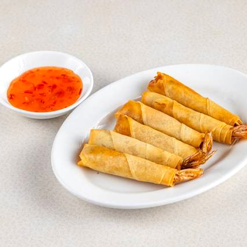 102. Deep-Fried Shrimp Rolls (6 pcs) / Chả Gi&ograve; T&ocirc;m (6 C&aacute;i)