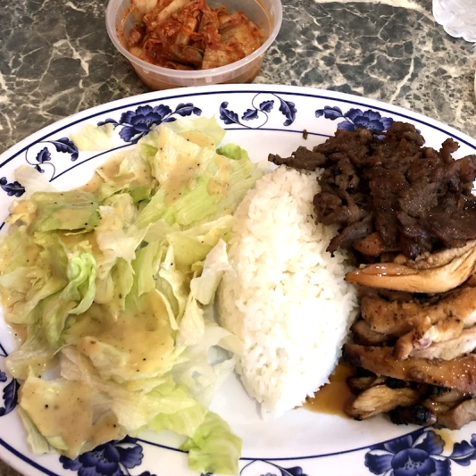 8. Chicken & Pork Teriyaki Combo