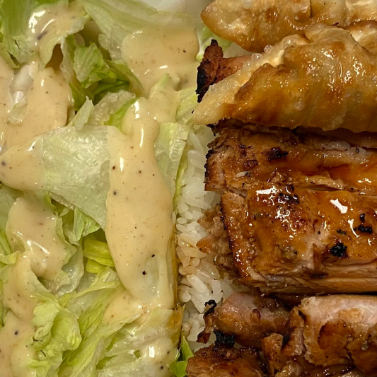 15. Chicken & Gyoza Combo