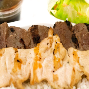 15-e. Chicken & Beef Kabob