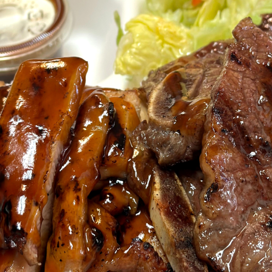 16-g. Chicken & Beef Short Ribs Combo