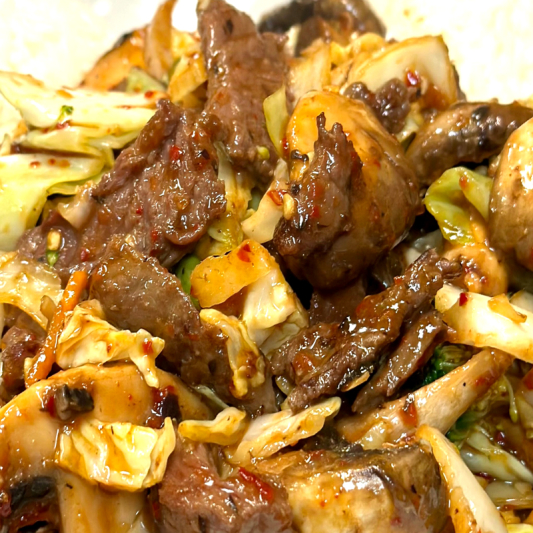 10-b. Spicy Mushroom & Beef