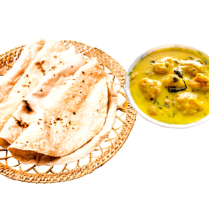 Kadhi Pakora and Roti (6 pcs)