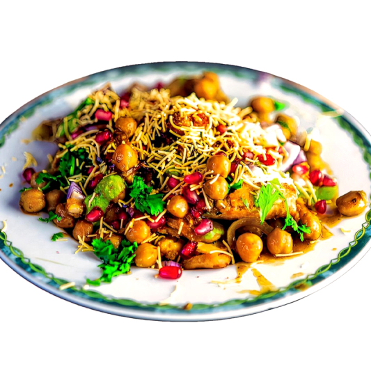 Chana Samosa Chaat