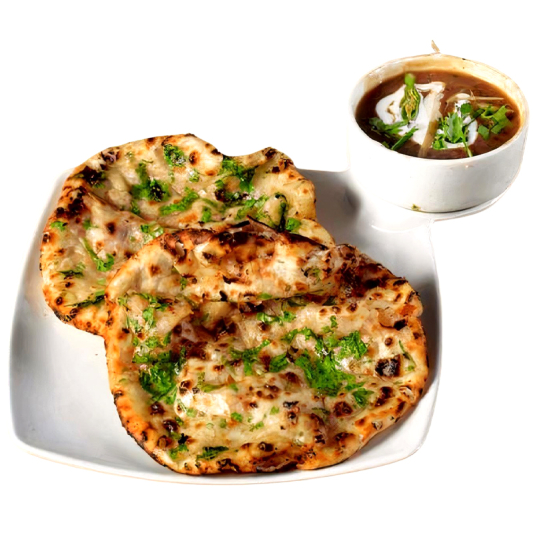 Amritsari Kulcha (2 pcs) with Chana