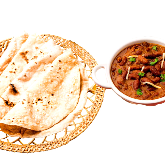 Rajma and Roti (6 pcs)