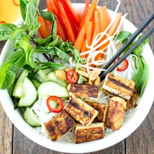 Grilled Lemongrass Tofu Vermicelli