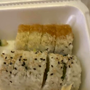 California Roll with Sesame Seed