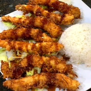 Coconut Shrimp Tempura