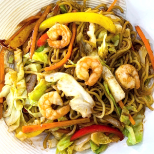 Shrimp Yakisoba 