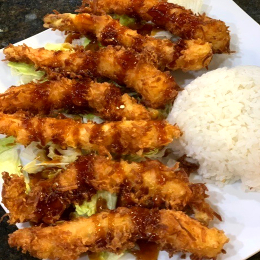 Coconut Shrimp Tempura
