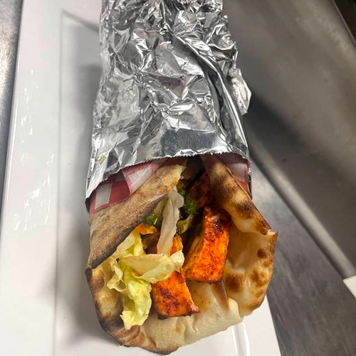 Naan roll au poulet tikka / Chicken Tikka Naan Roll