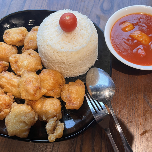 M20. Sweet & Sour with Rice / 糖醋饭(猪/鸡/鱼)