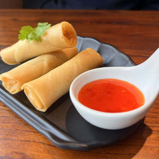 S1-1. Shrimp Spring Rolls (3 pcs) / 虾春卷