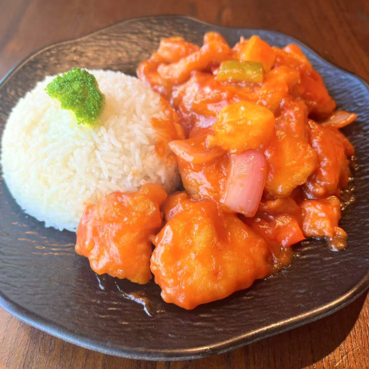M20. Sweet & Sour with Rice / 糖醋饭(猪/鸡/鱼)