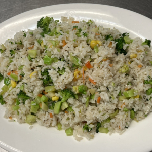 R68. Chinese Toon Leaf and Mushroom Fried Rice
