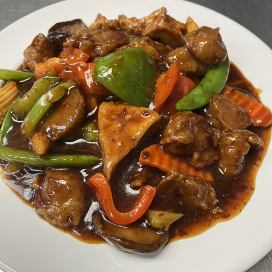 E49. Kung Po Soy Chicken