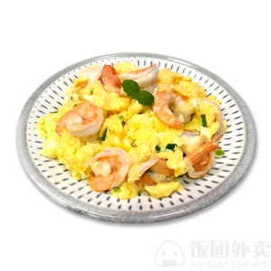 Scrambled Eggs with Shrimp